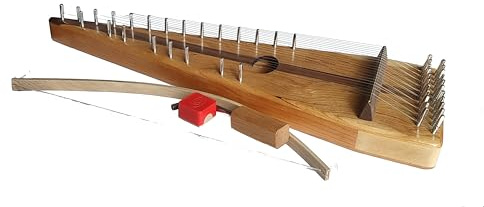Bowed Psaltery Cherry with 22 strings and eliptical sound hole