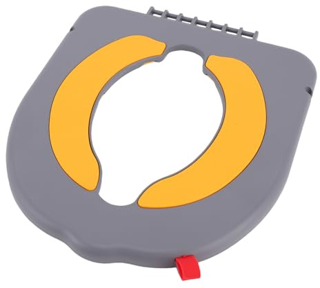Lazmin112 Siège de Pot Ergonomique pour Tout-petits, Fixation à Ventouse Solide, Siège D'entraînement aux Toilettes Portable - Gris