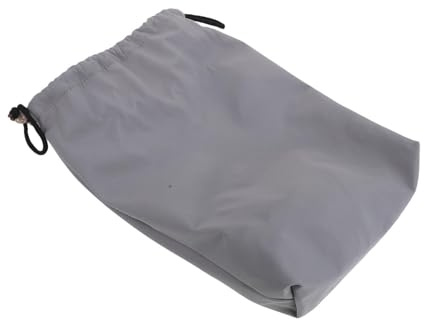 NOLITOY Bolsa de Almacenamiento Cordón para Chaquetas de Plumas, Compresora Tamaño M Gris Elefante, Organizador de Equipaje de Viaje Ligero y Resistente para Ahorrar Espacio en Maletas