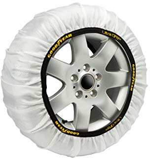 Goodyear Ultra GRIP Größe XXL 2er Set Textil Schneeketten für Autos, Weiß