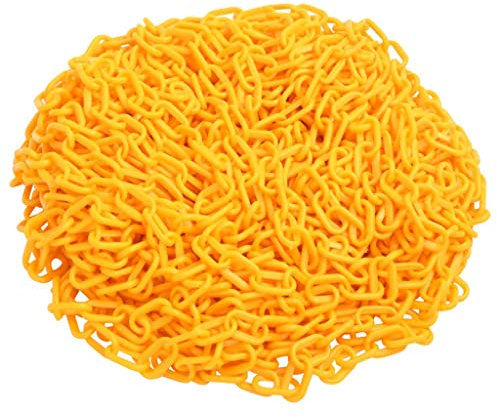 INLIFE 150940 Chaîne de délimitation en plastique Jaune 100 m Ø 8 mm 8,98 kg