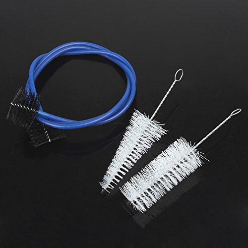 OriGlam 3 in 1 Reinigungsbürste Trompete Reinigungsset Trompetenbürsten Trompetenreinigungsbürsten Mundstückbürste Ventilbürste Wartung Pflege für Messing