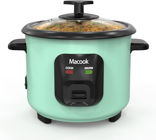 Macook Mini Rice Cooker | 0.6 Liter Multi-functional Rice Cooker Small | Non-Stick Rice Pot | One-button Operation | Automatic Keep Warm | Overheat-proof Design | Suitable for Families of 1-6 People