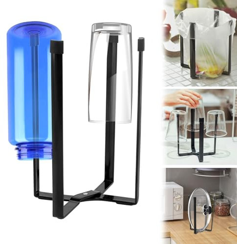 DELAESI Flaschenständer zum Abtropfen Faltbar Abtropfgestell Flaschen Flaschentrockner und Abtropfständer Flaschen Abtropfständer Flaschenhalter Flaschenabtropfgestell Mehrzweckständer für die Küche