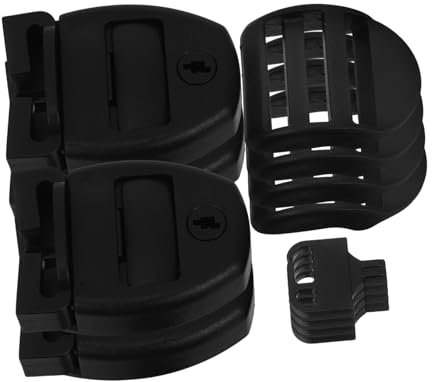 Happyyami 4pcs Spa Hot Tub Cover Clips Bath Tub Cover Latch Replacement Kit Plastic Spa Locks for Accessories