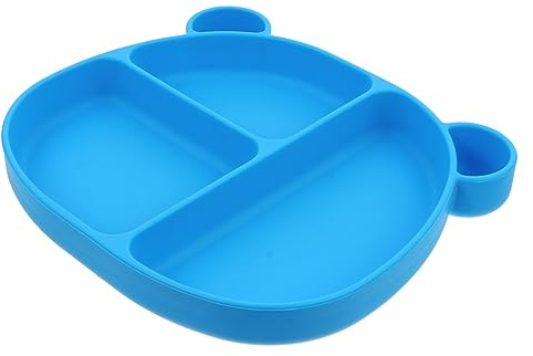 TOYANDONA 1stück Saugnapf Teller Für Kleinkinder Rutschfester Bär Teller Für Babyfütterung Spülmaschinenfest Für Und Hochstuhl