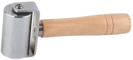 CHICIRIS Outil de Presse en Cuir, Structure Solide, Rouleau Lisse, Bricolage, Travail Manuel Plus Lisse, 35mm, en Acier Inoxydable, Raineur de Bord en Cuir (CHICIRISbxm38p9n2g-GY08451-02)