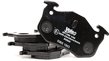 Valeo Pastillas de Freno Essential 301396, Juego de 4 Pastillas, Eje Trasero - Certificación ECE-R90