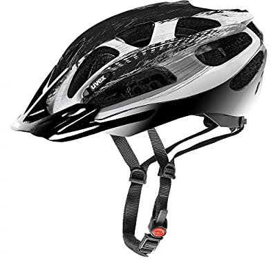 uvex supersonic - leichter Allround-Helm für Damen und Herren - individuelle Größenanpassung - waschbare Innenausstattung - silver black - 52-57 cm
