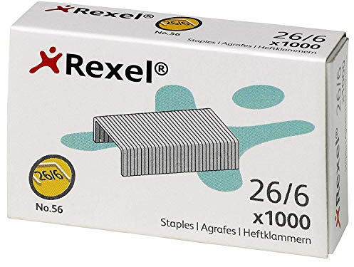 Rexel Nr. 56 26/6, 4 Packungen mit je 1000 Heftklammern