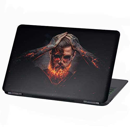 Laptop Folie Cover: Strange Klebefolie Notebook Aufkleber Schutzhülle selbstklebend Vinyl Skin Sticker (13-14 Zoll, LP1 Fire Bird)