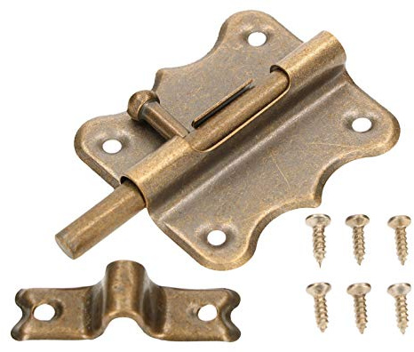 KOTARBAU® Chiavistello per porta 60 mm Serratura a barra Serratura a chiavistello Serratura scorrevole Serratura a perno Serratura per porte Finestre Armadi