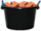 45L BLACK HEAVY DUTY PLASTER MIXING CEMENT MUCK WATER TUB/STORAGE BUCKET WITH ROPE HANDLES For Home Garden.