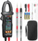 Proster Clamp Meter - TRMS 6000 Counts Amp Clamp with AC/DC Current Voltage Capacitance Resistance Diode Temperature Continuity NCV/Live Clamp Multimeter with Storage Bag Test Leads