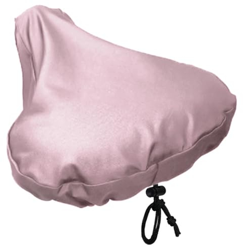 Fahrradsattel überzug, Fahrrad Sattelbezug, Sattelschutz Fahrrad, Regenschutz Sattelabdeckung (Rosa)