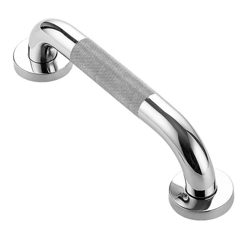 Barra de agarre para baño, barra de agarre para baño, 30/40/50 cm, acero inoxidable, para baño, bañera, inodoro, pasamanos para ducha antideslizante, seguridad, ayuda, soporte de mango (40 cm)