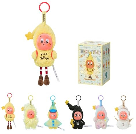 POP MART Twinkle Twinkle Sweet Dreams Forecast Series-Plush Pendant Blind Box, Collectible Toys Home Decorations, Holiday Birthday Gifts for Girls and Boys, Single Box