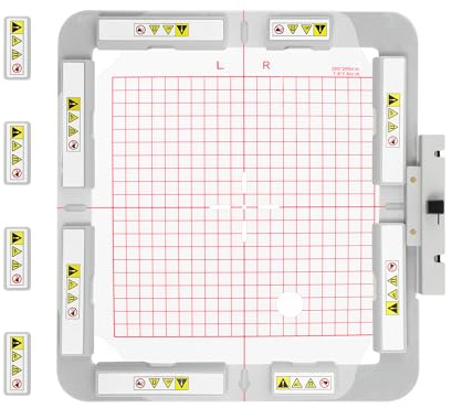Sew Tech Aro de bordado magnético de 7.9 x 7.9 pulgadas para máquina de bordar Poolin EOC06, 200 mm x 200 mm