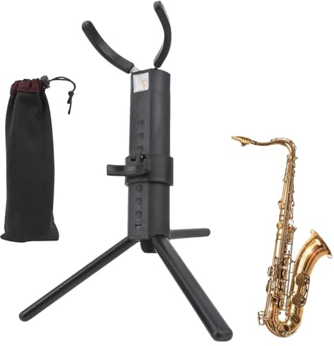 Genérico Sujetador de Saxofón - Soporte para Saxofón Alto, Ajustable y Portátil | Soporte para Saxo,Para Mujeres Hombres Adolescentes Familia Amigos Músicos Práctica En Casa Y Estudio