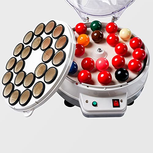 Macchina per la Pulizia e la lucidatura delle Palle da Biliardo, Macchina per la Pulizia e la lucidatura delle Palle da Biliardo, Macchina per la Pulizia del Biliardo per 16 Palle da Snooker
