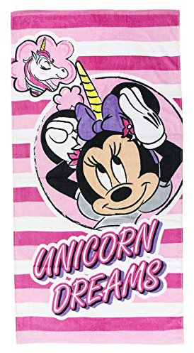 Cerdá - Children's Minnie Mouse Unicorn Beach Towel