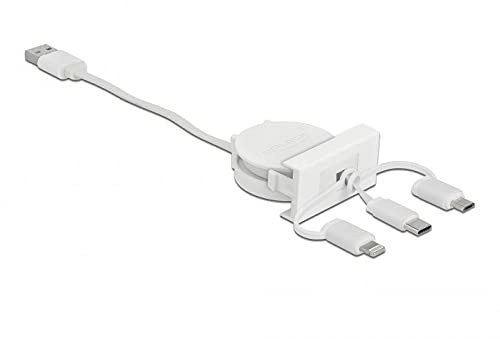 Delock Easy 45 Modul USB 2.0 Aufrollkabel