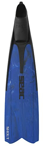 SEAC Shout Adult Long Fins for Scuba Diving, Freediving and Spearfishing
