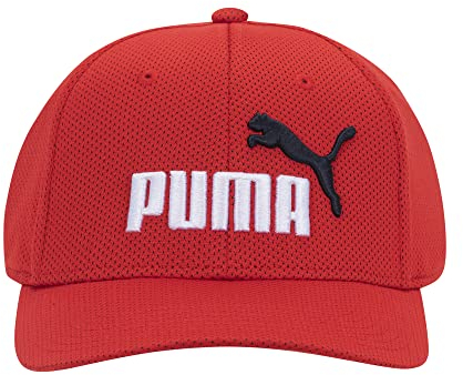PUMA Evercat Mesh Stretch Fit Cap, rot/blau, L/XL