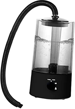 F Fityle Humidificateur pour reptiles de 4 L, appareil à fumée pour terrarium, fournitures pour animaux domestiques, prise européenne, remplissage et nettoyage pratiques, durable, grande capacité,