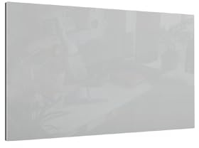 ALLboards Glasbräda magnetisk grå 120 x 90 cm, ramlös, glastavla, magnettavla, härdat glas ..