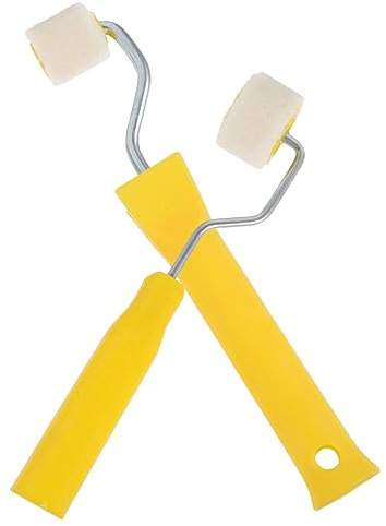 BELLIFFY Kleiner Farbroller Satz Aus Robustem Material Mit 2cm Wollbügel Und Griff Kompakt Und Präzise Für Heimwerker Und Wandfarben Für Detailreiche Malprojekte