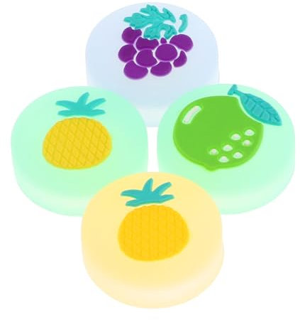 Lurrose 4pezzi Tappi Interruttore in Silicone Per Controller Switch Impugnature Per Punta Antigraffio Che Si Illumina Al Copertura Protettiva Per Accessori Gioco