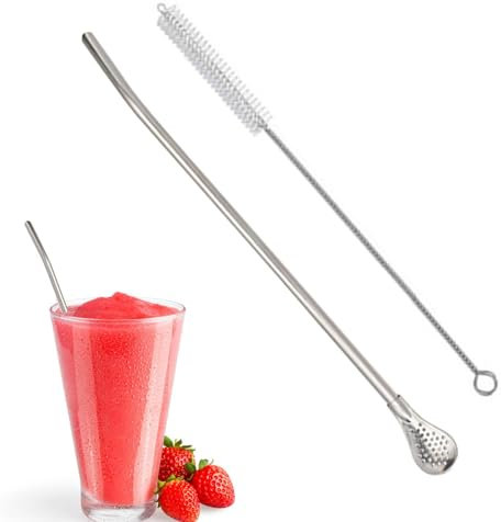 Paglie di tè cucchiaio - utensile a paglia filtrata multifunzionale, agitazione in metallo | Design compatto cucchiaio infuser di caffè, cannucce al filtro da tè sciolte, cucciolo di cucchiai di zuppa