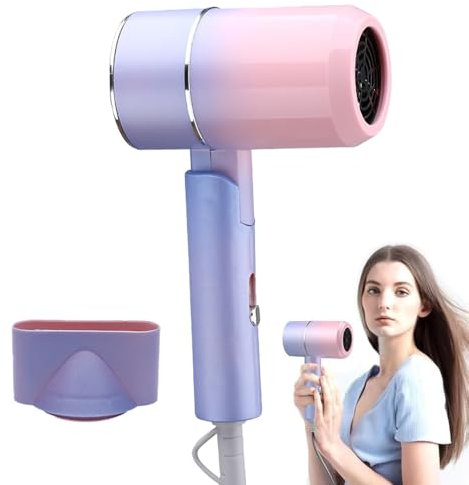 BIZOI Asciugacapelli Ionico, Velocità Phon ionico, Asciugacapelli Ionico Phone, asciugacapelli da Viaggio con Bocchetta, Phon Capelli per Famiglia, Viaggio, Salone, Casa