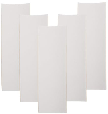 Artibetter Pegatinas Antideslizantes para Dedos de Patineta, Cinta de Espuma Resistente 38x110 Mm, Color Claro Papel Adhesivo, 5 Piezas para Fingerboard y Juegos de Tablas de Dedo