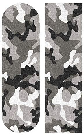 Mnsruu Skateboard Griptape Grau Schwarz Camouflage Longboards Griptape Schleifpapier für Rollerboard