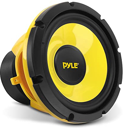 Pyle Altavoces midbass para Auto, 8”, 400V, 4 ohmios, Frecuencia de 50Hz-5KHz, Profundidad de Montaje de 3.6”