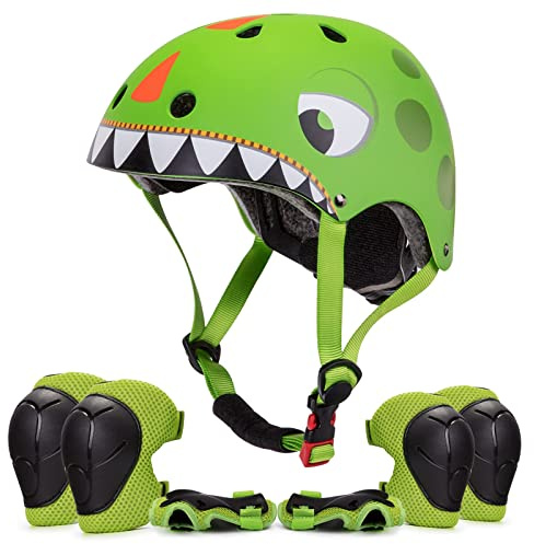 Kids Helmet Boys Girls Lightweight Bike Helmet, Multi-Sport Safety Toys 2 3 4 5 Years Old Children Cartoon Helmet for Skateboard Scooter