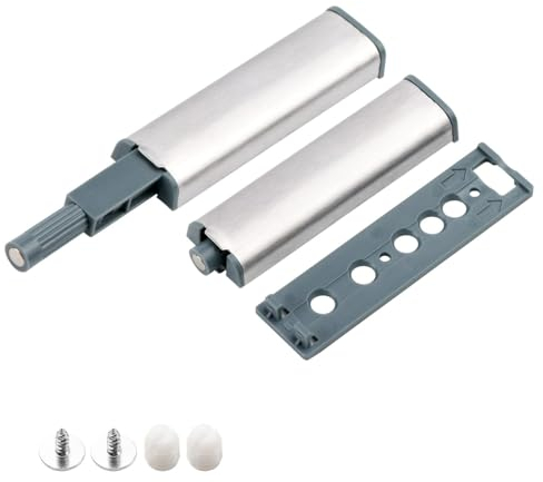 Lot de 2 Push to Open Aimant Poussoir Porte Placard Push Open Porte, Verrou Poussoir Magnétique pour Tiroir Aimant Fermeture Systeme Appuyez pour Ouvrir et Fermer La Porte de l'Armoire