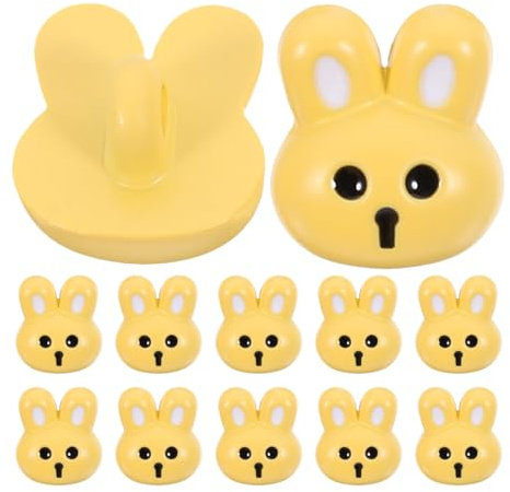 Tofficu Rabbit Buttons 12Pcs Mini Easter Bunny Resin Buttons for Baby Clothes Cardigan Craft Decorations Sewing Accessories