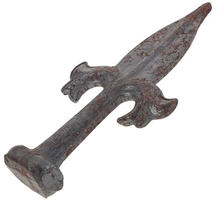 Gadpiparty Iron Fence Finial Topper Metallo Decorativo Per Giardini Accessorio Per Recinzione Con Punta Elegante Componenti Saldabili Design Europeo Per Cortili e Parchi