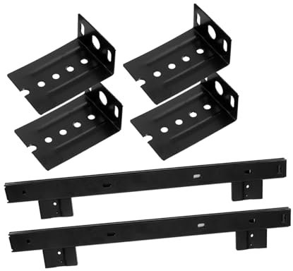 KITANDOVE Ergonomic Keyboard Mount Sturdy Steel Keyboard Slide Rail Over Desk Keyboard Tray Keyboard Glides Slides