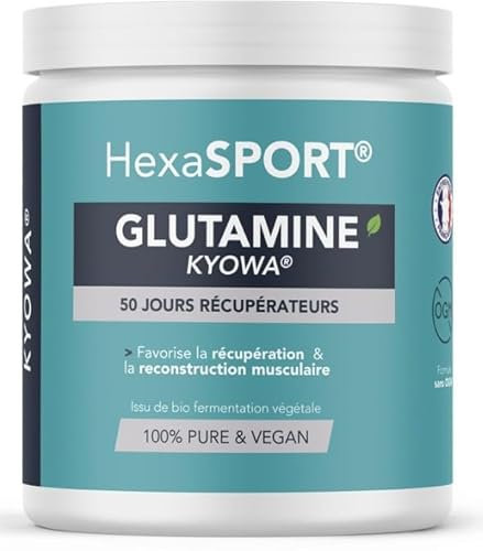 Glutamine Kyowa en poudre 250g Hexa3
