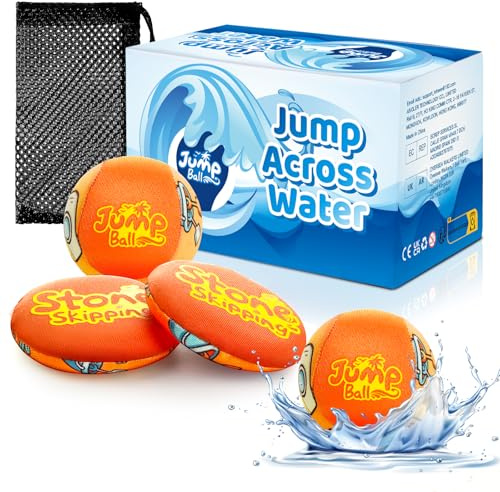 LETREEN Balle Rebondissante d'eau, 4PCS Balles à Eau Réutilisables