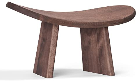 SPOKO Meditation Bench, Travel Seat Version, The Original Posture Certified Wood Kneeling Stool, Best Ergonomic Wooden Chair, Perfect Seat for Yoga, Prayer, Seiza, no Cushion Needed