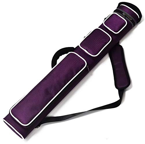 Collapsar 2X4 Hard Pool Cue Oval Billiard Stick Carrying Case(Several Colors Available)