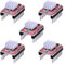 WJMY A4988 Schrittmotor Treiber Modul Stepstick Stepper Motor Driver mit Kühlkörper für 3-D-Drucker (5 Stück, rot)