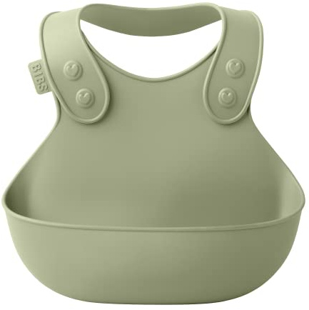 Bibs Dinner, Hergestellt in Dänemark, Baby-Lätzchen, BPA-frei, Lebensmittelecht, Einheitsgröße (0-36 Monate), Sage