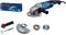 Bosch Professional Smerigliatrice Angolare a Filo GWS 30-230 B (Motore Brushless 2.800 W, KickBack Control e Freno, Compatibile con Aspirazione Polvere Bosch GDE 230 FC-T)