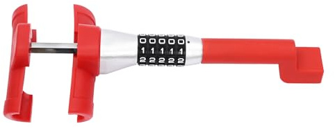 biniliubi Serrure Volant PéDale Voiture Antivol Verrouillage Outils SéCurité Bloque Barre Auto Bloc Code Combinaison Acier Universel Protection VéHicule Campingcar Facile Nettoyer